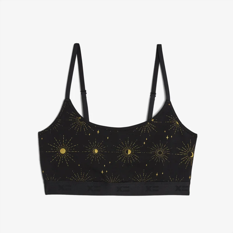 Image of Low Cut Soft Bra - Golden Nights