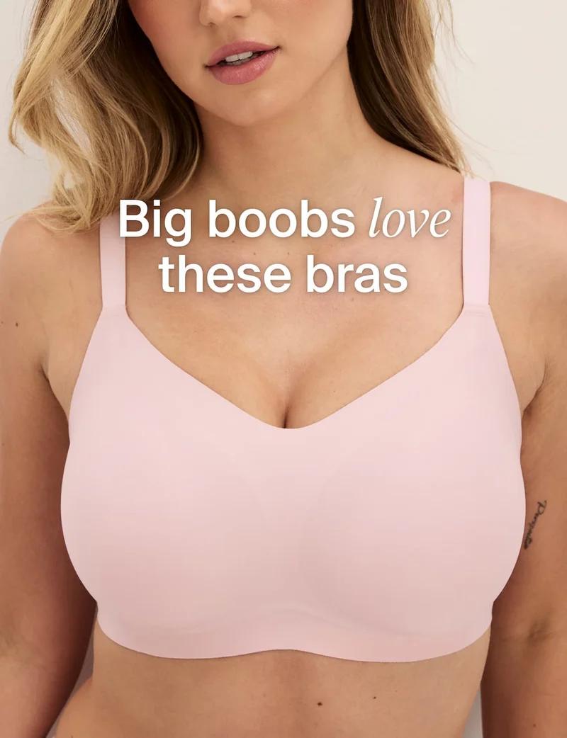 Big Boobs love these bras. Shop Bras