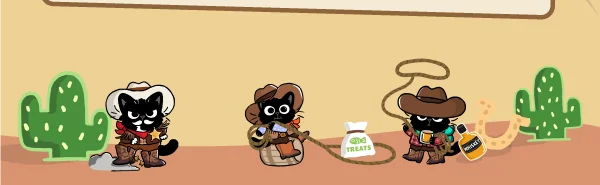 Western Tails meowbox scene