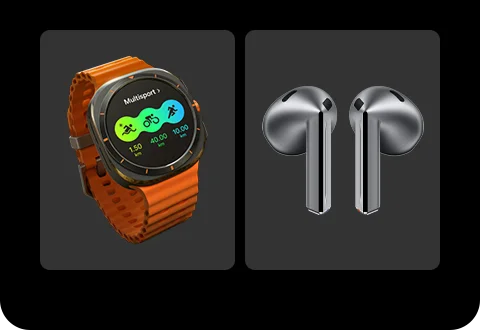 The crew’s all here - Take your pick of Galaxy Watch Ultra or Buds3 and get the most out of a connected Galaxy.