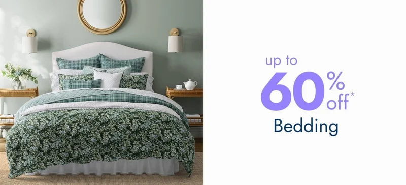 Save on Bedding - up to 60% off