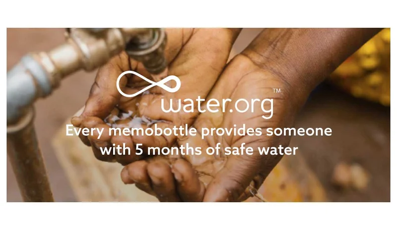e2, water.org, Eco-Friendly Water Bottle