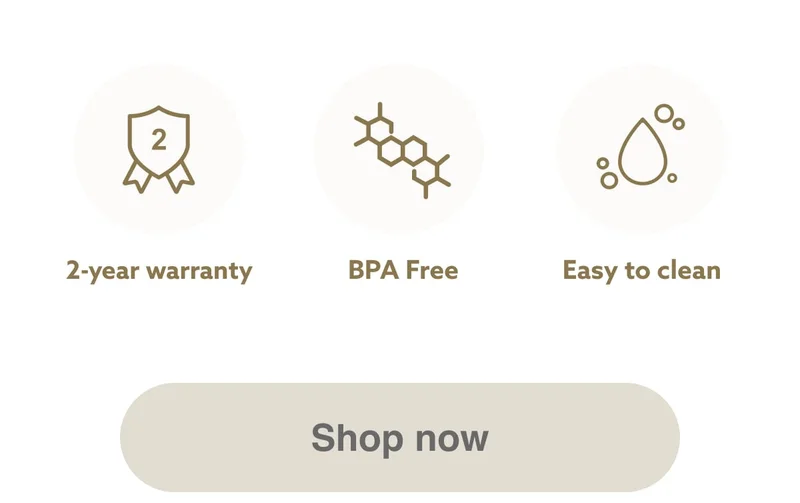 e2, warranty icons