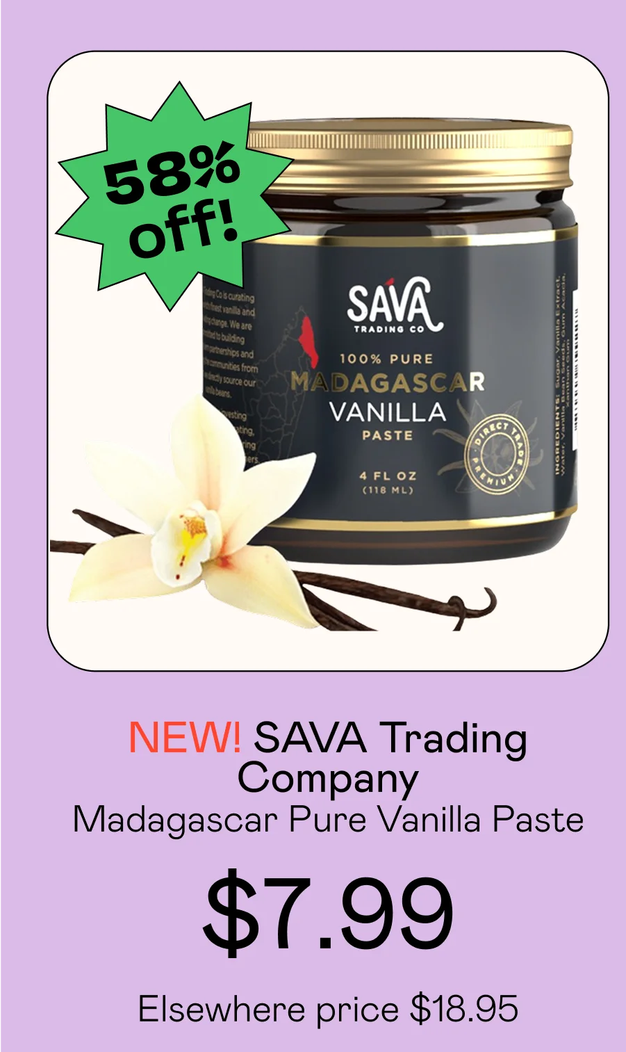 Madagascar Pure Vanilla Paste