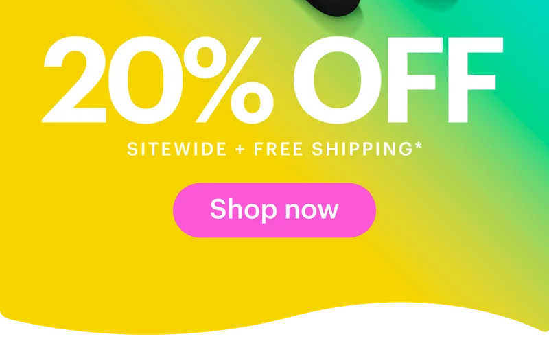 20% OFF Shop now