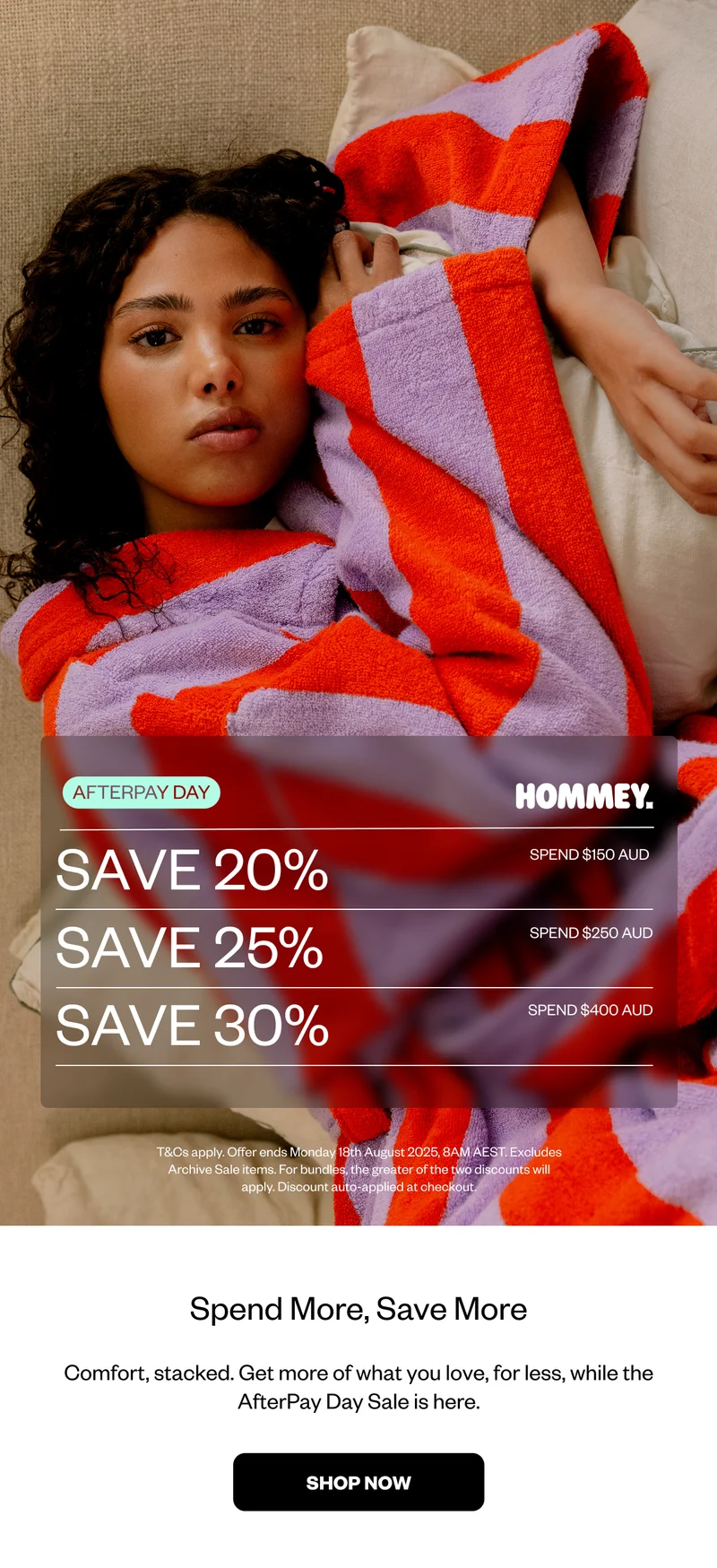 AfterPay Day Sale - Spend More, Save More