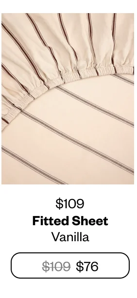 Fitted Sheet - Vanilla