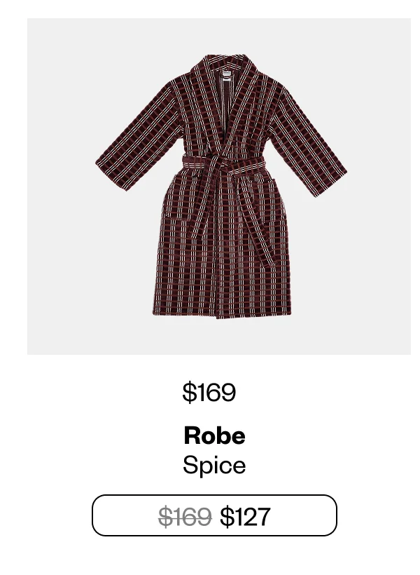 Robe Spice: A rich, cosy colour. - Shop Now