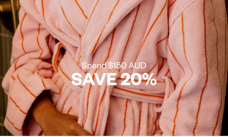 Spend $150 AUD, SAVE 20%