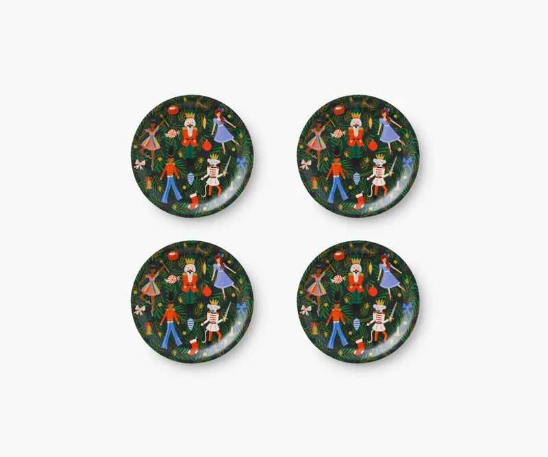 Image of Holiday Coaster Set - Nutcracker