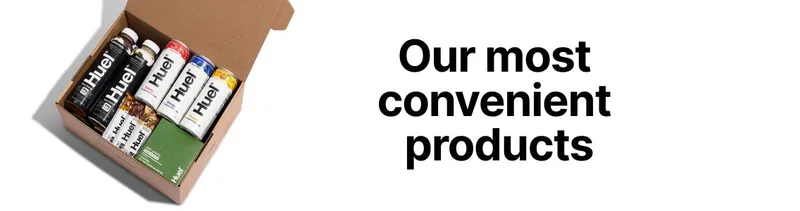Our most convenient products - see what's in Taster Bundle