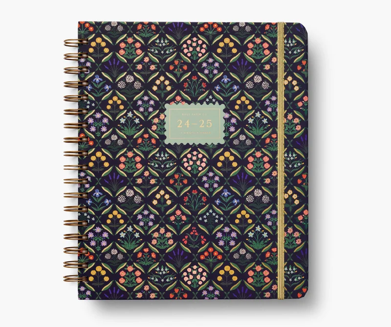 Image of 2024-2025 17-Month Academic Hardcover Spiral Planner - Estee