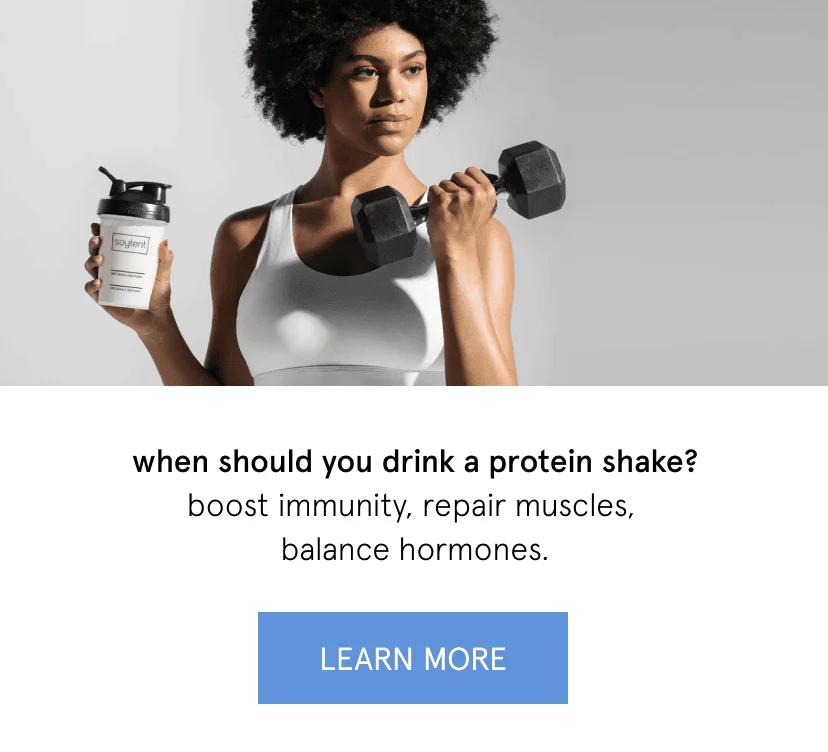 when to drink a protein shake