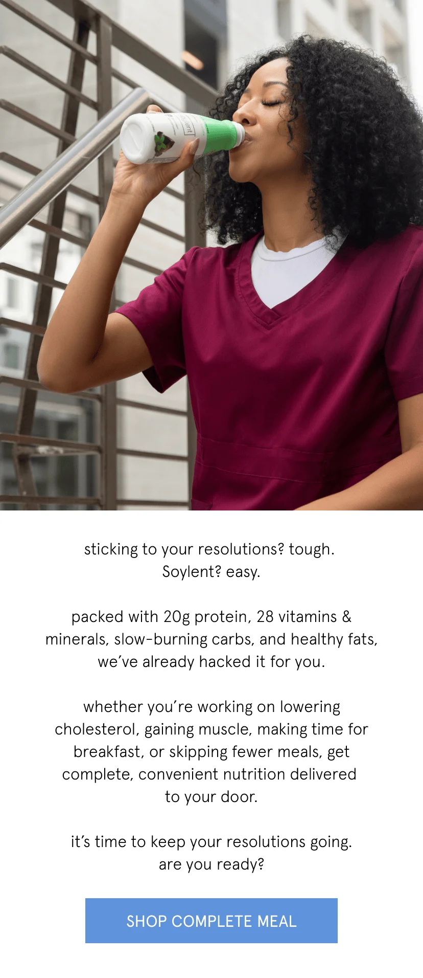 sticking to your resolutions.
