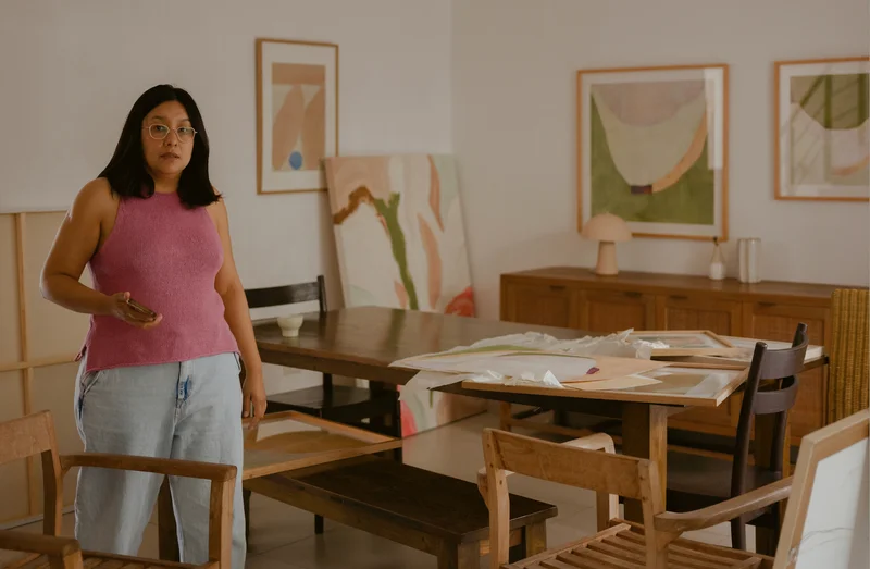 Studio and artworks