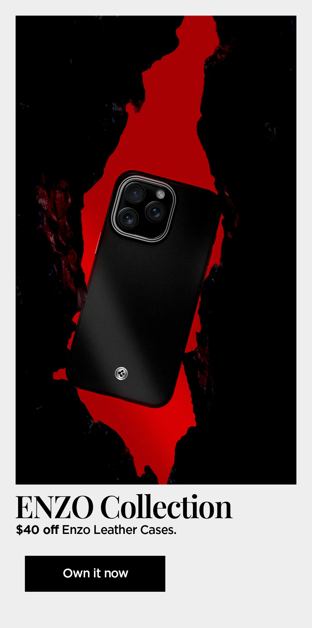 ENZO Collection: $40 off Enzo Leather cases. Own it now.