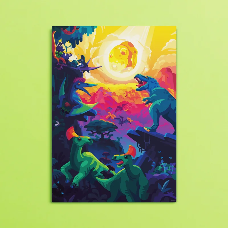 Image of The Extinction of the Dinosaurs Poster