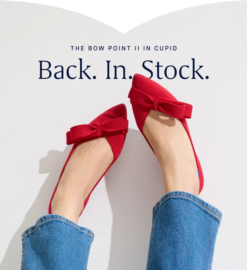 THE BOW POINT II IN CUPID BACK. IN. STOCK. THE BOW POINT II IN CUPID BACK. IN. STOCK.