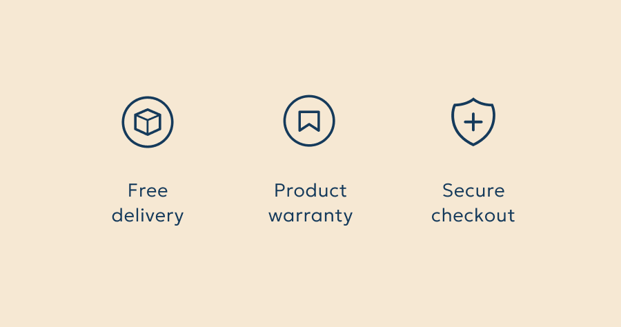 Free delivery - Product warranty - Secure checkout