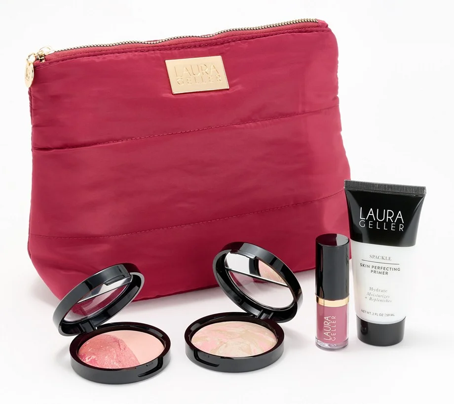 Laura Geller Hydrate & Glow 4-Piece Collection with Bag