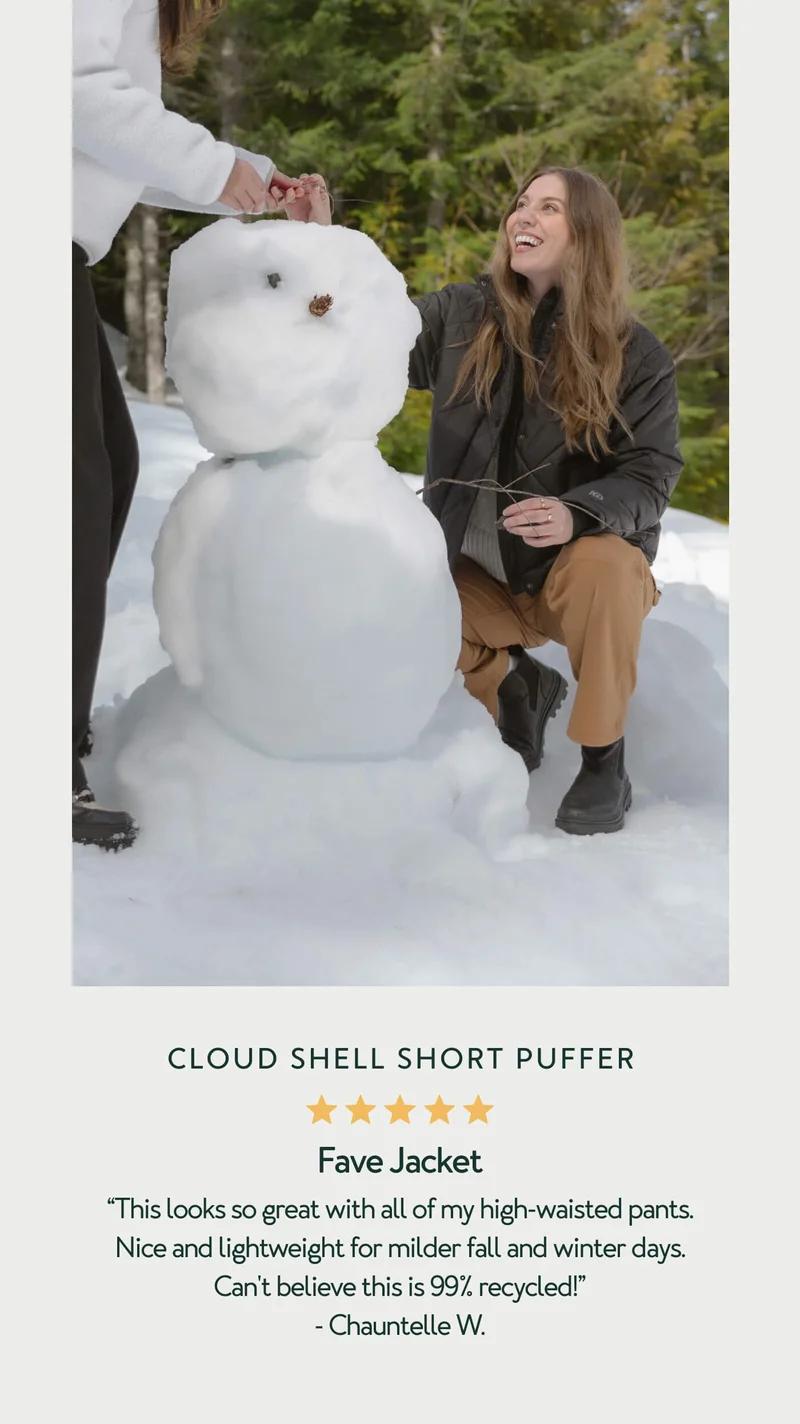 Cloud Shell Short Puffer