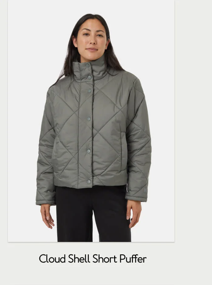 Cloud Shell Short Puffer