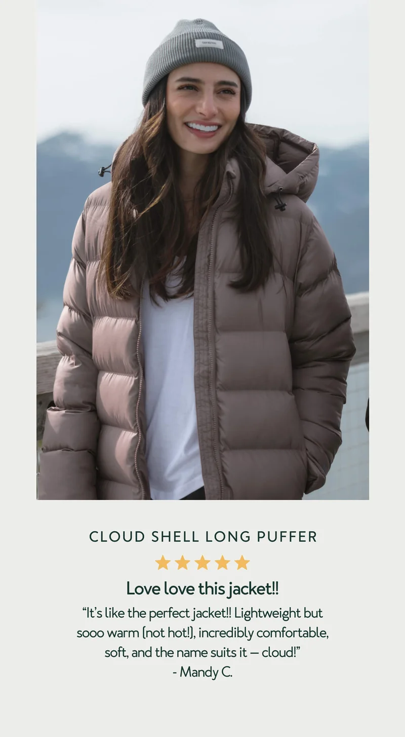 Cloud Shell Long Puffer