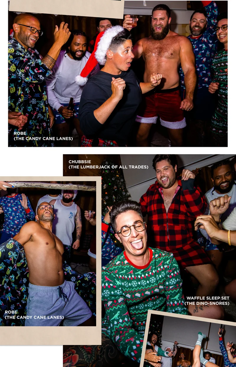 Yes, they look amazing in our holiday PJs.