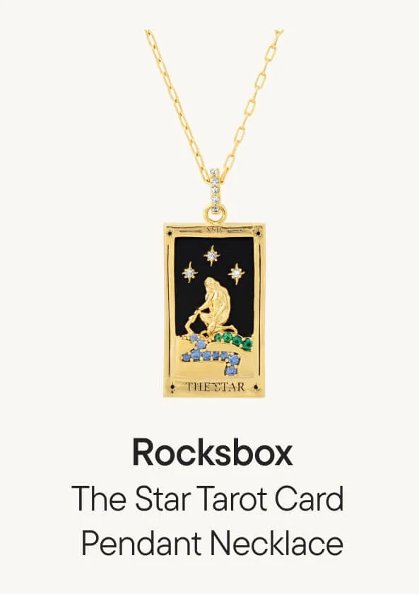 THE STAR TAROT CARD PENDANT NECKLACE