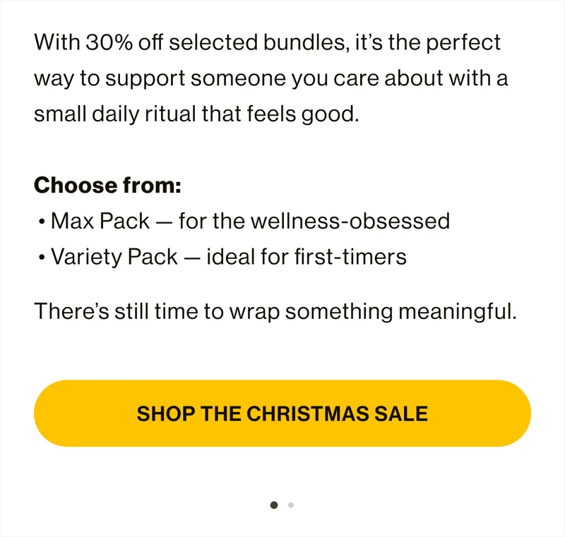 With 30% off selected