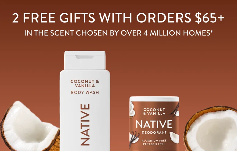 2 free gifts with orders $65+. In the scents by over 4 million homes.*