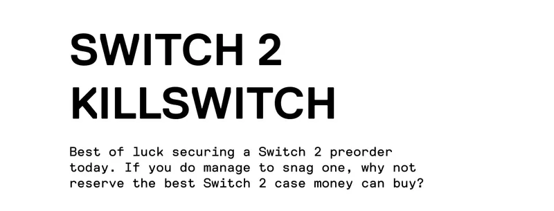 Switch 2 Killswitch