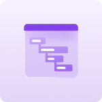 Purple dependencies icon