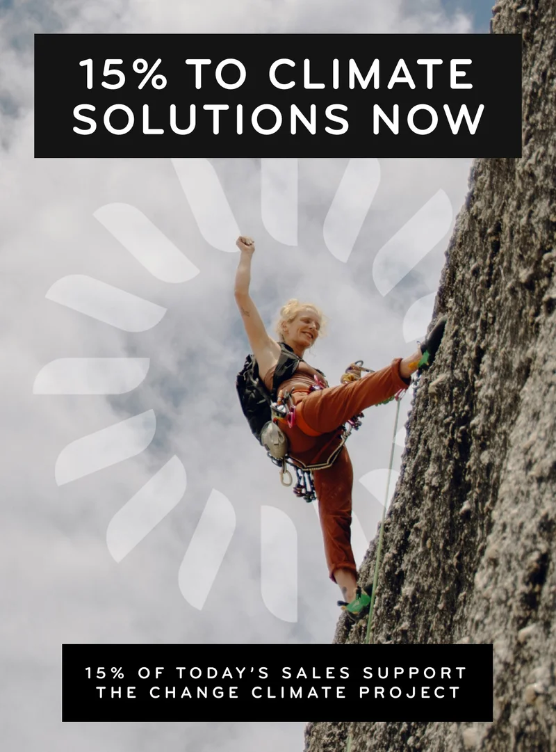 15% to climate solutions
