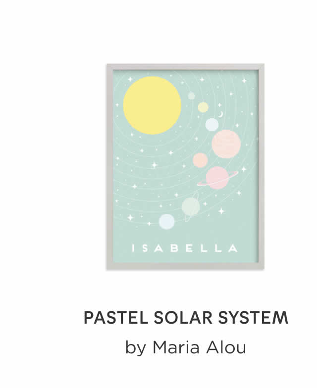 Pastel Solar System