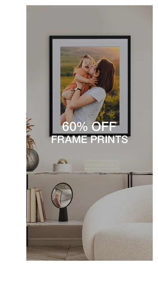 60% off Frame Prints