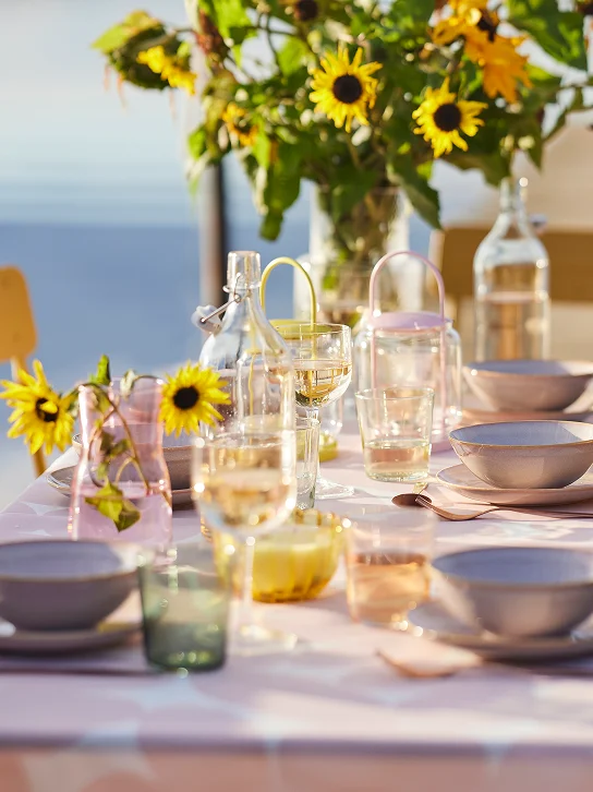Various items from the TOFSAND series on a table.