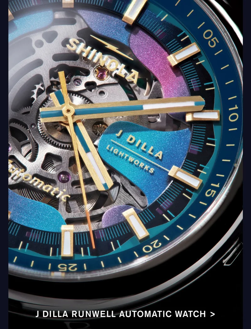 J Dilla Runwell Automatic Watch >