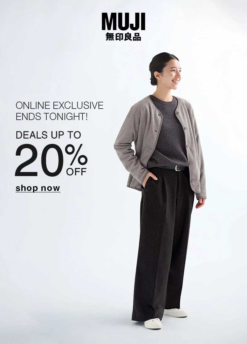 Shop Deals Up to 20% Off Ending Tonight