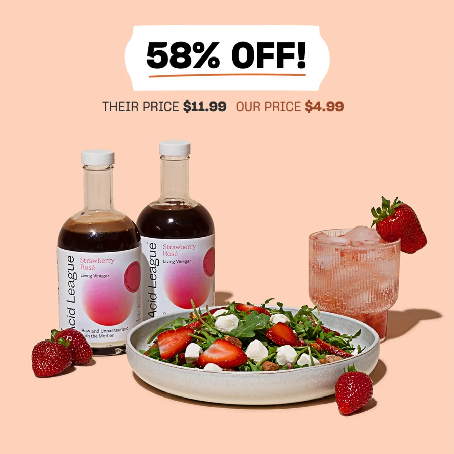 Acid League Strawberry Rose Live Vinegar