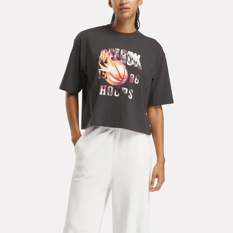 Image of Women's Basketball On Fire Tee