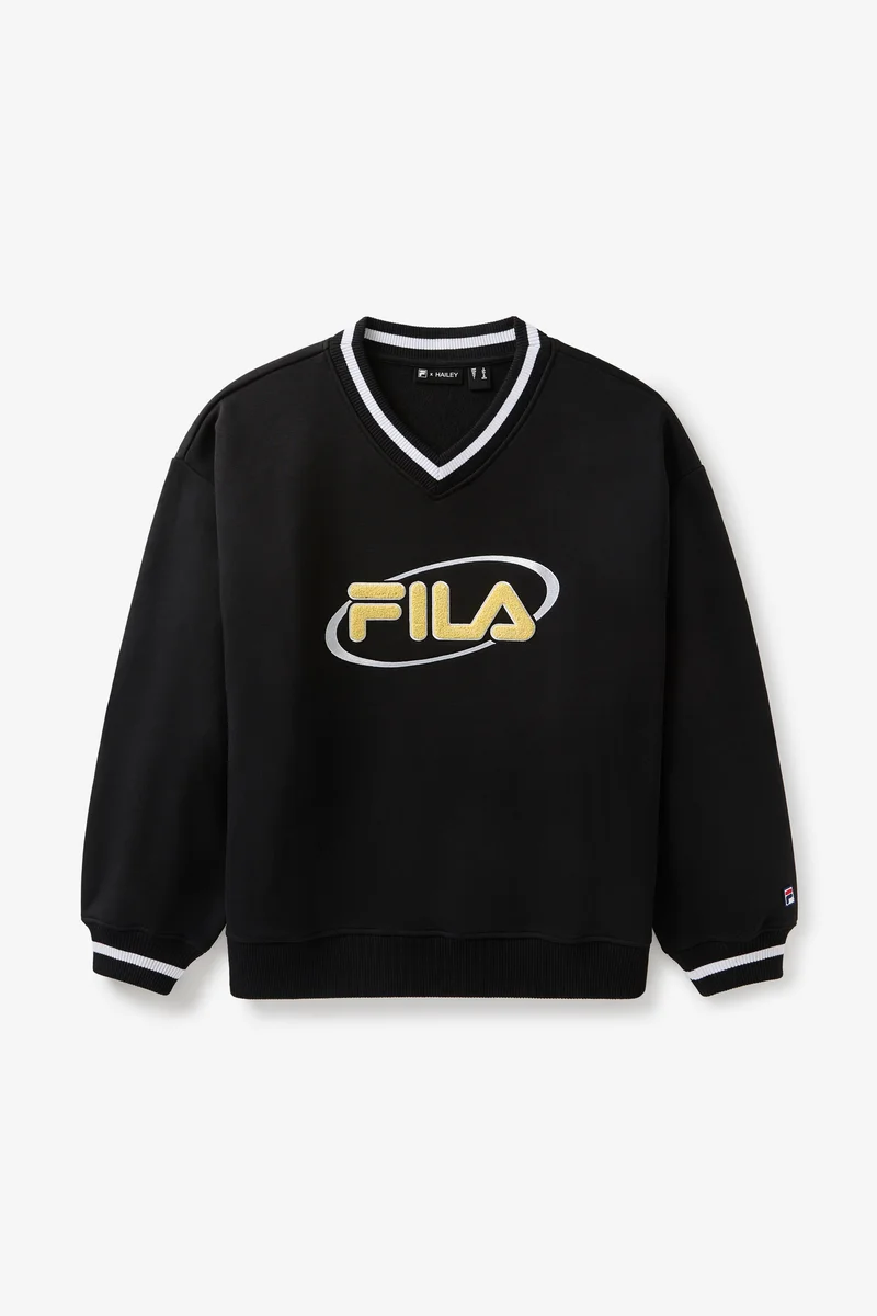 Image of HAILEY BIEBER V-NECK PULLOVER