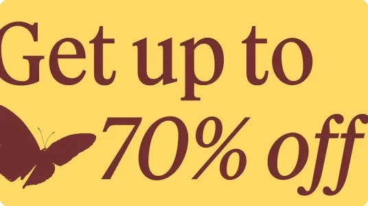 Get up to 70% off