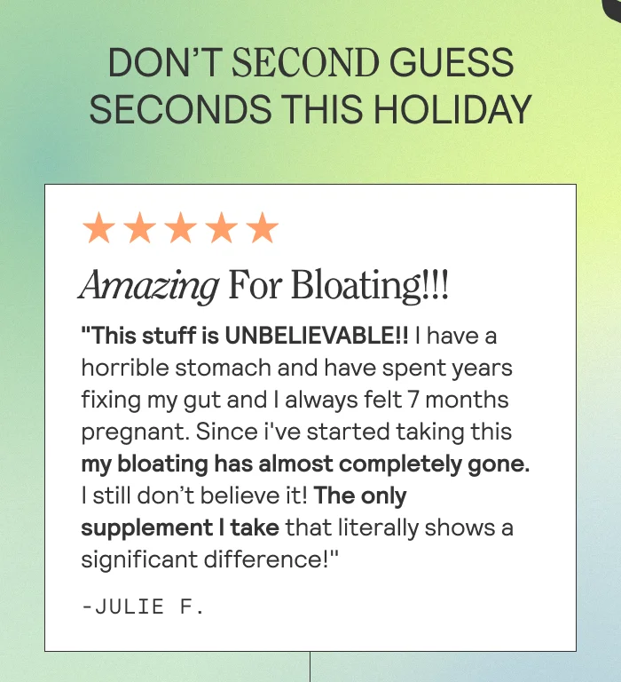 Don't second guess seconds this holiday