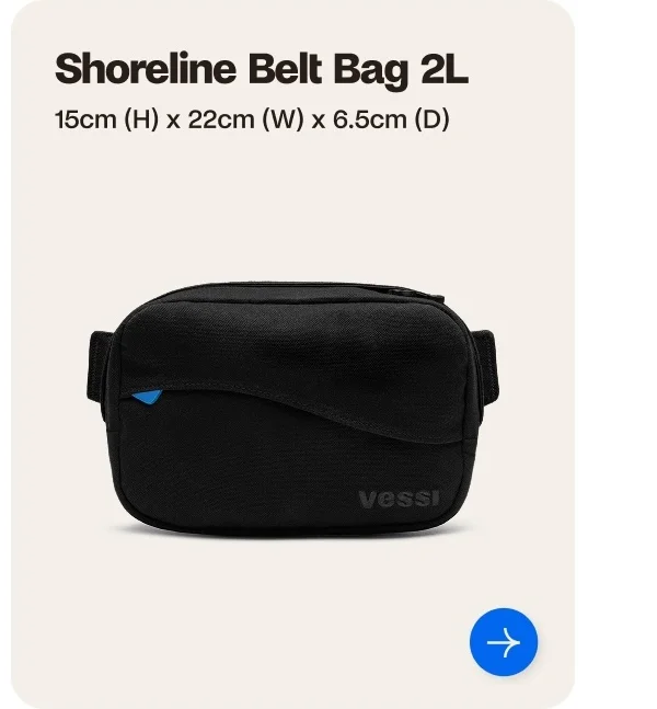 Shoreline Belt Bag 2L.