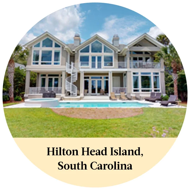 Soak up the charm in a Southern-style vacation rental in Hilton Head, South Carolina.
