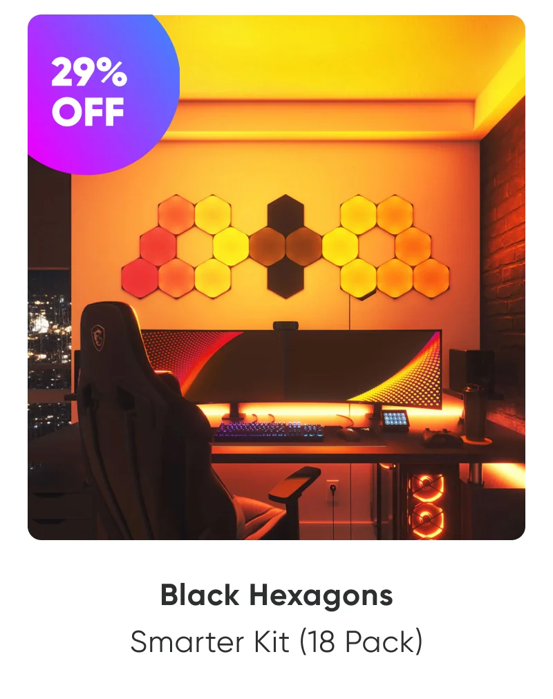 Black Hexagons Smarter Kit (18 Pack)