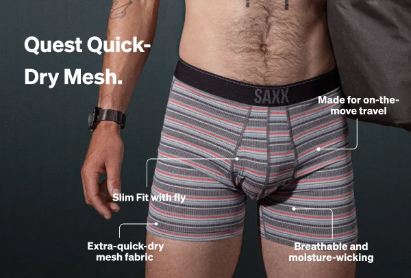 Quest Quick-Dry Mesh.