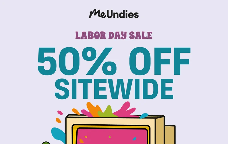 MeUndies | Labor Day Sale | 50% off Sitewide