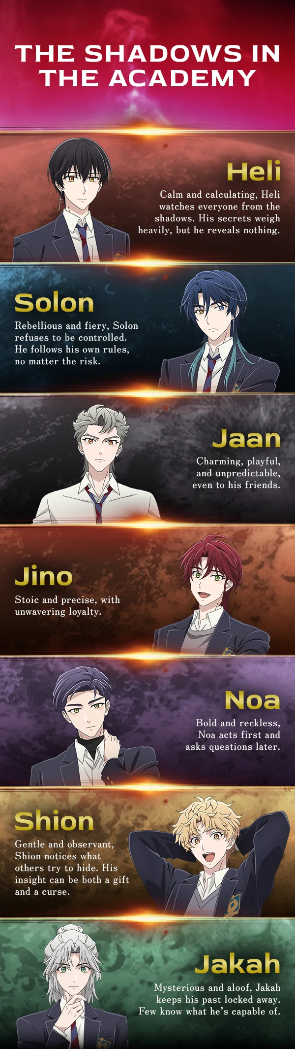 THE SHADOWS IN THE ACADEMY